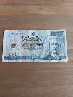 Royal Bank Of Scotland Five Pound £5 Note Jack Nicklaus Golf Bank Note • £12.50