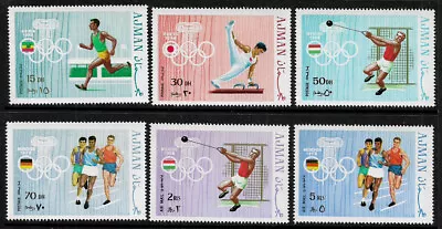 Ajman Michel's #570-5 MNH Set - Summer Olympics • $4.99