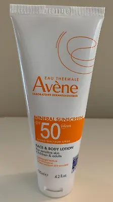 Avene Face & Body Lotion Mineral Sunscreen Face & Body Lotion SPF 50 4.2 Oz  NEW • $14.49