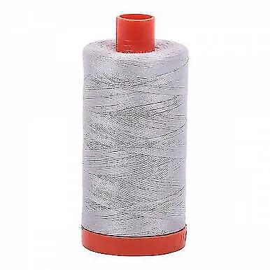 Aurifil Mako Cotton Thread Aluminum 2615 50wt 1422yd • $17.99