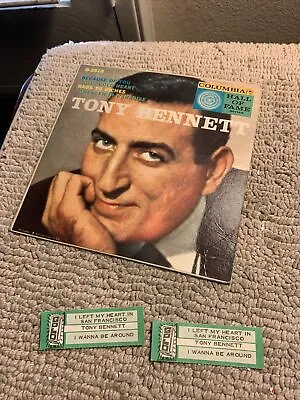  2 JUKEBOX TITLE STRIPS + Picture Sleeve Tony Bennett Pop 45 • $6.49