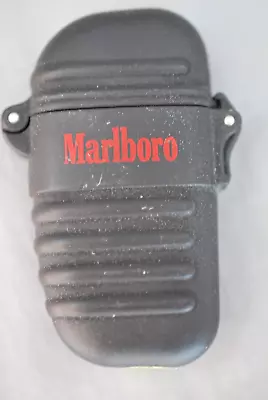 Vintage Advertising Black Marlboro Cigarette Flip Top Lighter Korea 2 3/4 Inch • $7.99