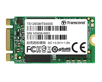 128GB Transcend M.2 NGFF 2242 42mm SATA III 6Gbps SSD MTS400 MLC Flash 560MB/sec • £80.05