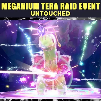 Meganium Tera Raid Event Untouched Mightiest Mark Pokemon Scarlet And Violet • $2.49