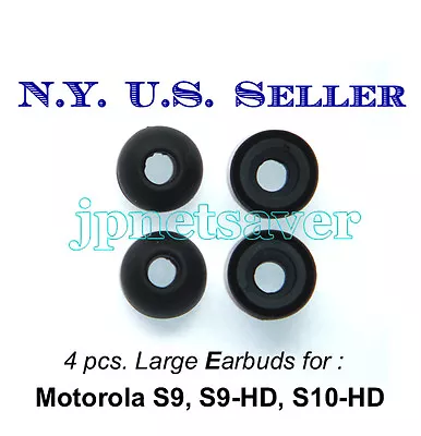 4 Pcs. Motorola S9 S9-HD S10-HD Replacement Earbuds (large) • $6.99