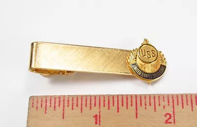 Vintage Balfour 10K-12K GF U.S. Steel Corp. USS 30 Year Service Award Tie Clip • $21.95