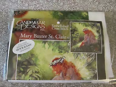 Candamar Designs Fairy Kisses Picture Mary Baxter St. Clair Counted Cross Stitch • $9.99