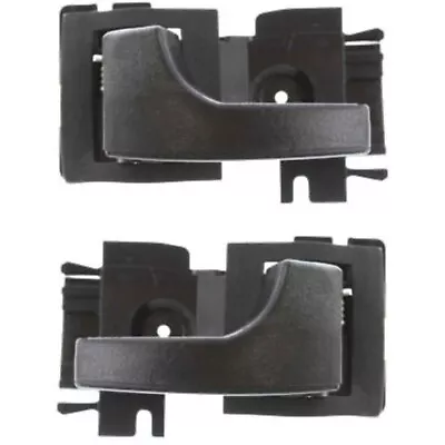 Interior Door Handle For 83-88 Ford Ranger 79-89 Mustang Set Of 2 Black Plastic • $16.13