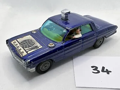 Vintage Corgi Toy # 497 Man From Uncle Oldsmobile Super 88 Diecast Car Blue 1967 • $43.56