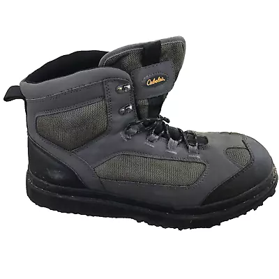 Cabela's White River Fly Shop Men Sz 12 Extreme Wading Shoes Boots W/ Metal Stud • $99.97