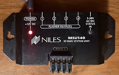 Niles MSU140 IR Main System Repeater Hub No Power Adapter TESTED & WORKING • $14.95