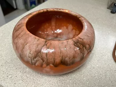 Vintage Frank Moreno 2 Drip Glaze Pottery Bowl  - AMAZING COLORS   STUNNING!!! • $40