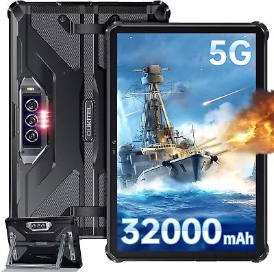 OUKITEL RT7 Rugged Tablet Android 13 5G  32000mAh 24GB+256GB 48MP T-Mobile  • $409.99