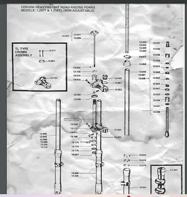 Ceriani Front Fork Internal Shim P/n 13-042 NOS Road Race 35 Mm Motorcycle • £7.24
