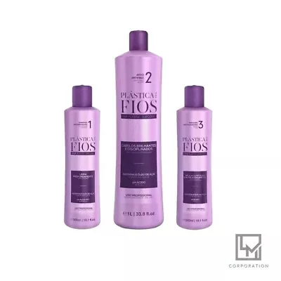 Hair Straightener Brazilian Keratin Cadiveu Plastica Dos Fios 1L+300ML+300ML • $99.90