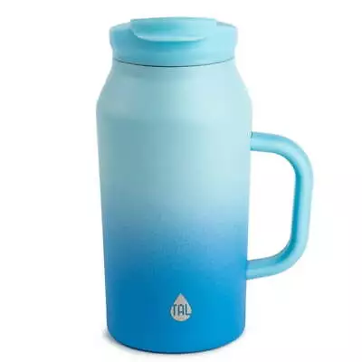 Stainless Steel Basin Water Bottle 40 Fl Oz BlueKeeps Beverages Hot Or Cold US • $17.10