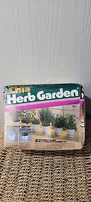 CHIA Herb Garden Grow Herbs  1994 Vintage NEW Sealed Box • $22.38