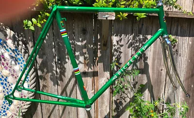 59cm Rickert (AKA Ric Super) Vintage Bike Frame-set - Refinshed + Extras • $995