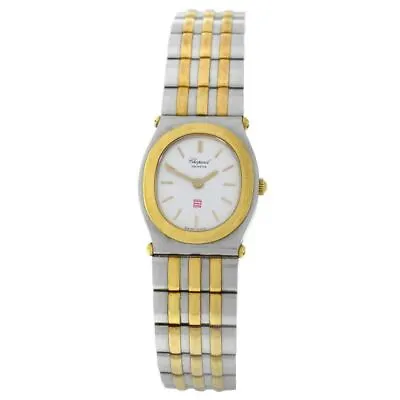 Ladies Chopard Monte Carlo 8034 Steel 18K Gold Quartz 21MM Watch • $739.35