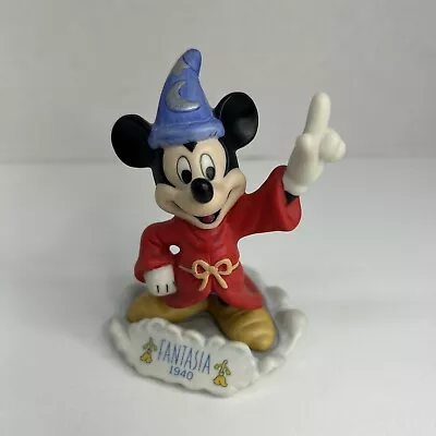 Tokyo Disneyland 1940 Vintage Mickey Mouse Fantasia Ceramic Porcelain Figure Toy • $24.95