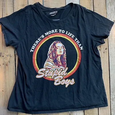 There's More To Life Than Stupid Boys Womens T-Shirts Size 2X Netflix • $10.49