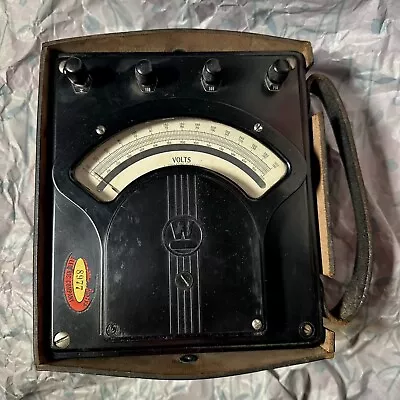Vintage Westinghouse Portable Voltmeter Type PA-5 Bakelite • $48.50