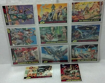 1994 Mars Attacks 11 Card UNPUBLISHED SET Card #56-66 NM/VG W/pro Ultra • $29.99