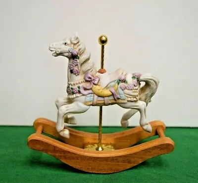 Vintage Westland Designs Carousel Porcelain Horse - Mint In Original Box. • $10