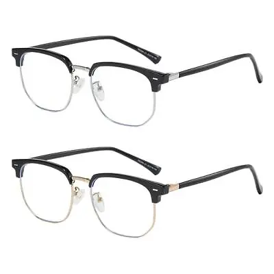 Eyeglass Frames For Men Glasses Frame Half Rimless Spectacle Frame/ • $2.85