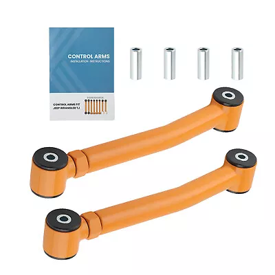 2x Front Lower Heavy Duty Adjustable Control Arms For Jeep Cherokee TJ ZJ XJ • $193.06