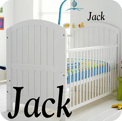 Baby Boys Personalised Nursery Room  Wall Sticker - Boy - Kids - Bedroom Or Cot  • £4.99