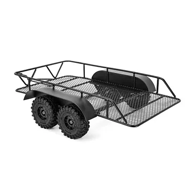 INJORA Metal Hitch Mount Trailer For 1/18 RC Crawler Car Traxxas TRX4M Upgrade • $35.99