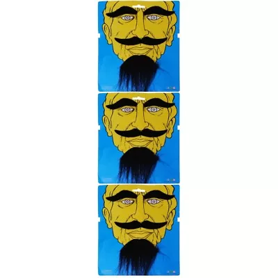 Costume Party Beard Fake Mustache Eyebrows Party Dress Up Supplies • £9.75