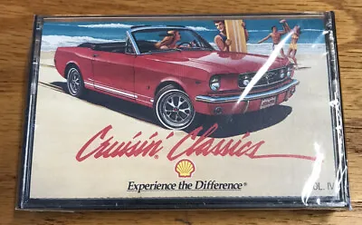 Shell Cruisin Classics Cassette Red Mustang SEALED Nostalgic Vintage Volume 4 • $5.25