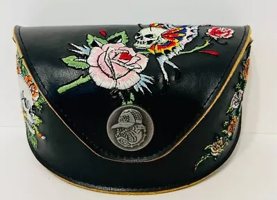 Vintage Ed Hardy Skulls And Roses Tattoo Eyewear Sunglasses Case EHS-020 • $19