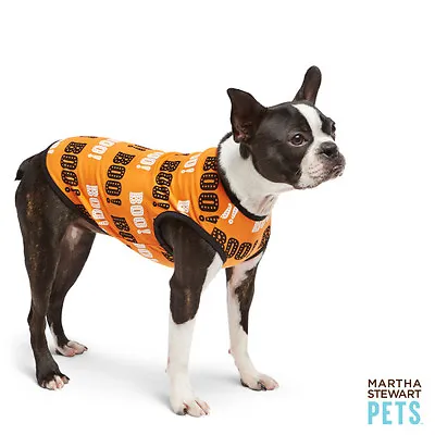 Martha Stewart Dog Halloween Boo Tee-shirt-Small - SALE BENEFITS RESCUE CHARITY • $9.60