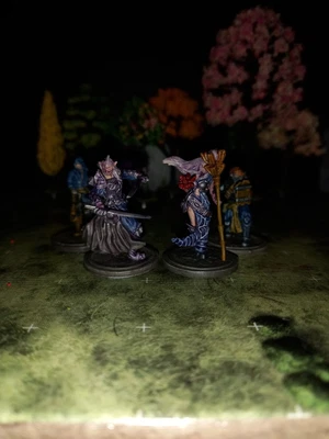 $10 • Buy Dnd Miniatures Paint Dark Elves And Bandits Lot 3