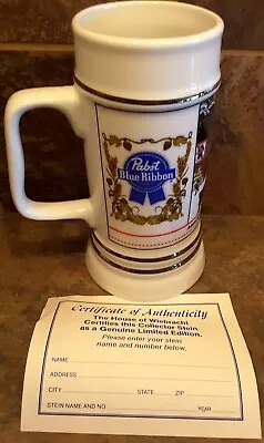 Pabst Blue Ribbon 2000 Beer Stein The House Of Wiebracht Limited Edition PBR  • $27.95