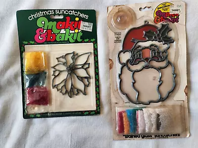 2 Sealed Vintage Makit & Bakit Christmas Suncatchers With Crystals • $31