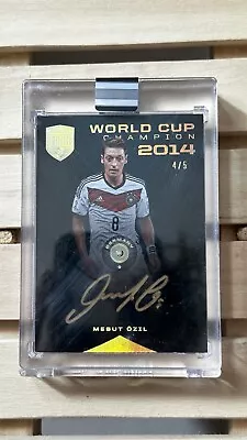 2018 Eminence MESUT OZIL World Cup Champion 2014 On Card Auto #4/5 GOLD • $999.99