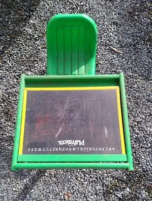 Vintage 70’s - Playskool Peg Desk Magnetic Chalkboard Chair Green #553 • $69