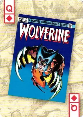 Wolverine Queen Of Diamond Marvel X-Men Playing Card • $4.95