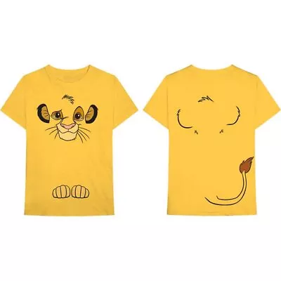 Disney Lion King Simba T-Shirt Yellow New • $16.46