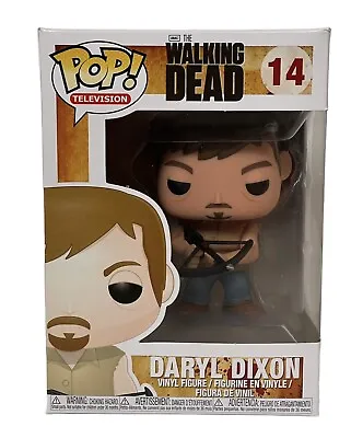 The Walking Dead Daryl Dixon & Crossbow 14 Funko Pop Vinyl Figure Brand New • $96.78