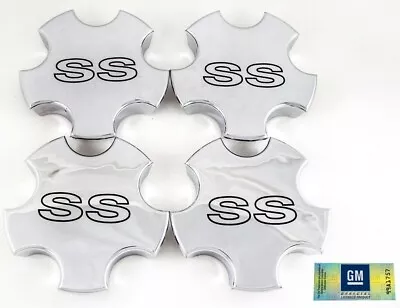 2000-2002 Camaro SS Chrome 10 Spoke Wheel Center Caps NEW Set Of 4 *80016 • $89.95