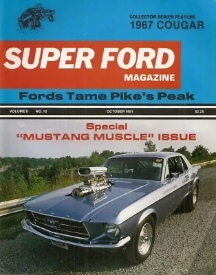 Super Ford Uncirculated 1981 Oct - Mustang Special Cammer • $9.95