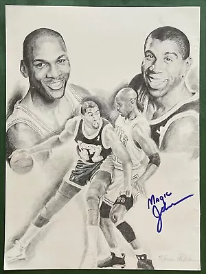 Magic Johnson Autographed Signed 8x1o Photo Los Angeles Lakers • $22