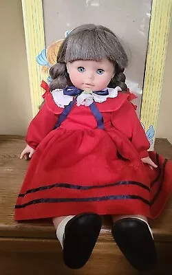 Zanini & Zambelli Soft Girl Doll * RARE 21.5  Tall  ITALY Vintage 1980s • $35