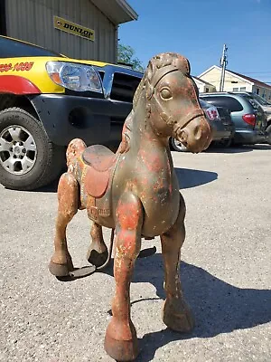 Vintage Toy Rocking Horse Made By Mobo • $350