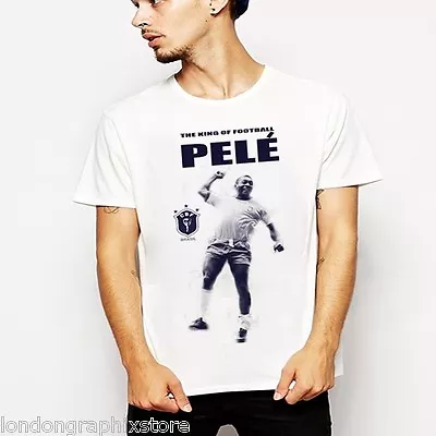 Soccer T Shirt Maradona Pele Football Argentina Brazil Neymar Ronaldo • $19.99